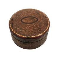 Embossed Leather Trinket Box