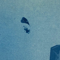 Lot of 5 Antique Cyanotypes of Water-towers (with Climbers!)