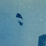 Lot of 5 Antique Cyanotypes of Water-towers (with Climbers!)