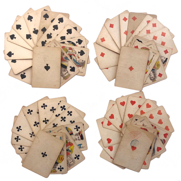 Beautiful Antique Swedish Playing Cards, c1893, Complete 52 Card Deck critical EYE Finds Beautiful Antique Swedish Playing Cards, c1893, Complete 52 Card Deck critical EYE Finds
