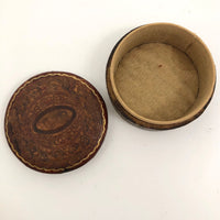 Embossed Leather Trinket Box