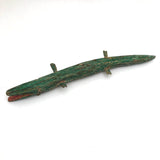 Marvelous Carved Folk Art Crocodile