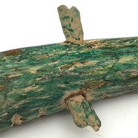 Marvelous Carved Folk Art Crocodile