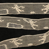 More Fabulous Figurative Lace with Tennis Players and Net! (By the Yard)