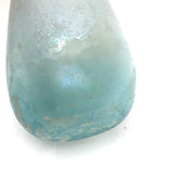 Luminous Ancient Roman Pale Blue Glass Bottle (Unguentarium)