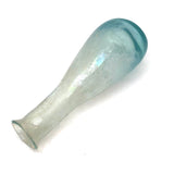 Luminous Ancient Roman Pale Blue Glass Bottle (Unguentarium)