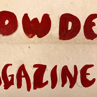 No Smoking, Powder Magazines, Hand-painted Poster