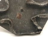 Antique Soldered Tin Flat Back Flying Dove Cookie Cutter
