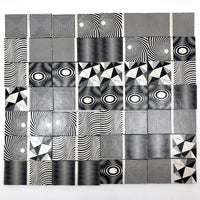 Fantastic DLM Op Art Design Dominoes