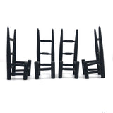 Set of Miniature Shaker Style Ladderback Chairs (in wait of woven seats)