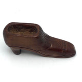Sweet Old Carved Folk Art Shoe