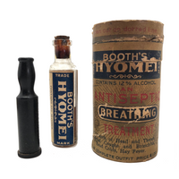 Booth's Hyomet Breathing Treatment Antique Medicinal Kit
