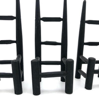 Set of Miniature Shaker Style Ladderback Chairs (in wait of woven seats)