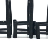 Set of Miniature Shaker Style Ladderback Chairs (in wait of woven seats)