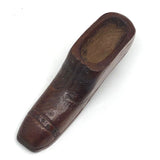 Sweet Old Carved Folk Art Shoe