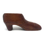 Sweet Old Carved Folk Art Shoe