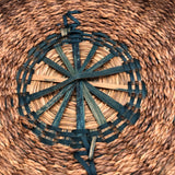 Braided Sweetgrass and Ash Splint Fine Penobscot Lidded Basket