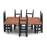 Set of Miniature Shaker Style Ladderback Chairs (in wait of woven seats)