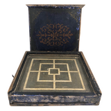 c. 1810 Georgian Double Sided Game Board in Dovetail Box