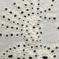 Wonderful Antique French Hand-embroidered Figurative Doily: Soleil