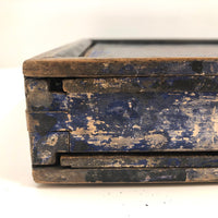 c. 1810 Georgian Double Sided Game Board in Dovetail Box