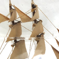 Vintage Folk Art Ship in a Haig & Haig Bottle