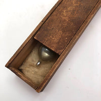 Glass and Mercury Antique Hydrometer in Original Wooden Box