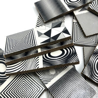 Fantastic DLM Op Art Design Dominoes