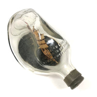 Vintage Folk Art Ship in a Haig & Haig Bottle