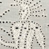 Wonderful Antique French Hand-embroidered Figurative Doily: Soleil