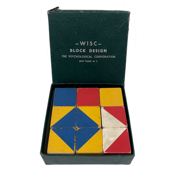 WISC (Wechsler Intelligence Scale for Children) 1949 Object Assembly Test Puzzle: Block Design