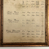 John A Manson Hardware Co Hanging Copper Inventory and Repair Lists