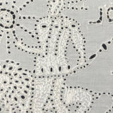 Wonderful Antique French Hand-embroidered Figurative Doily: Soleil