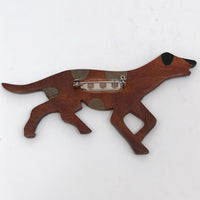Sweet Wooden Dog Pin