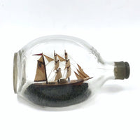 Vintage Folk Art Ship in a Haig & Haig Bottle