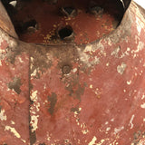 Fantastically Beautiful Primitive Footed Metal Sieve or Cooker