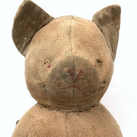 Old Straw Stuffed Much Loved Handmade Cat