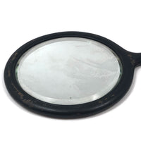Nice Old Shaker Style Hand Mirror with Loop Handle