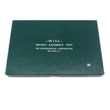 WISC (Wechsler Intelligence Scale for Children) 1949 Object Assembly Test Puzzle: Figure