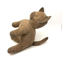Old Straw Stuffed Much Loved Handmade Cat