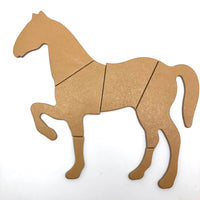 WISC (Wechsler Intelligence Scale for Children) 1949 Object Assembly Test Puzzle: Horse