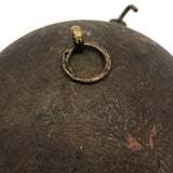 Curious Old Gold Ball with Hooks All Over