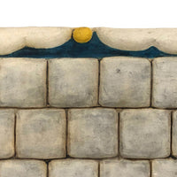 Ken Goldstrom c. 1970s Three Men Underground Bas Relief Ceramic Tile