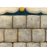 Ken Goldstrom c. 1970s Three Men Underground Bas Relief Ceramic Tile