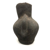 Gorgeous Very Old Corrugated Pottery Pitcher - Presumed Early Anasazi or Mongollan