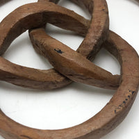 Three Interlocking Rings Old Carved Whimsy