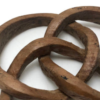 Three Interlocking Rings Old Carved Whimsy