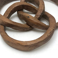 Three Interlocking Rings Old Carved Whimsy