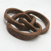 Three Interlocking Rings Old Carved Whimsy