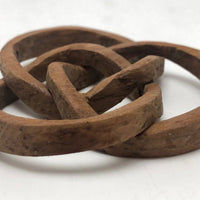 Three Interlocking Rings Old Carved Whimsy